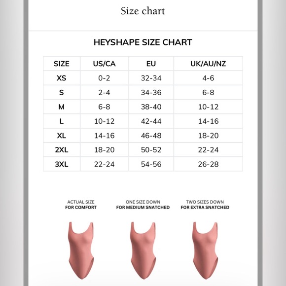 NWT Sz M Snatched Shapewear Bodysuit - Picture 4 of 6